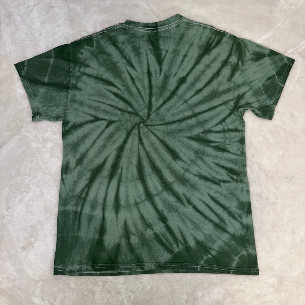 Steven Rhodes Green Tie-Dye "Everybody Croaks" Frog Skull T-Shirt Size Small - Picture 4 of 10